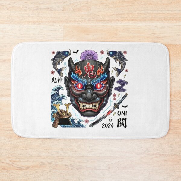 Item preview, Samurai Demon Mask designed and sold by PixelStyle Studio.