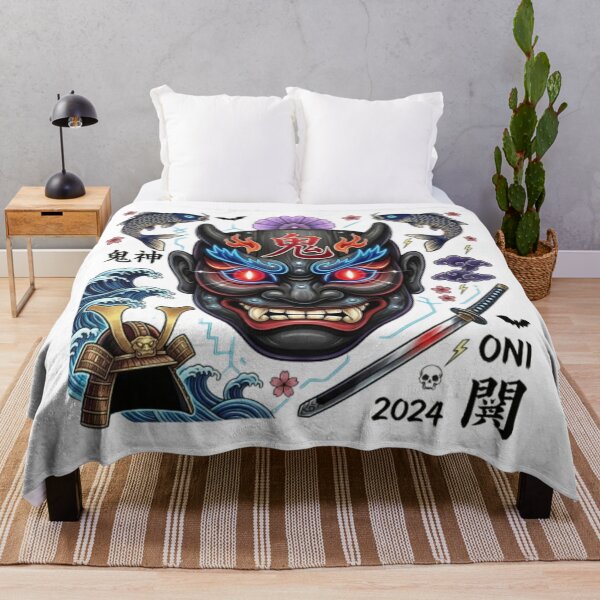 Item preview, Samurai Demon Mask designed and sold by PixelStyle Studio.