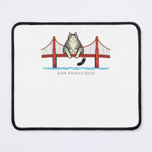 Item preview, Cat San Francisco Golden Gate Bridge Cat Meme designed and sold by suhairee-studio.