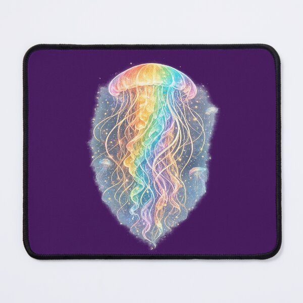 Item preview, Rainbow Jellyfish LGBTQ Pride Art Sticker | Colorful Queer Ocean Aesthetic Gift designed and sold by ArtByTripti.