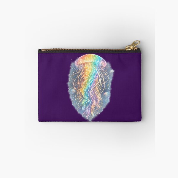 Item preview, Rainbow Jellyfish LGBTQ Pride Art Sticker | Colorful Queer Ocean Aesthetic Gift designed and sold by ArtByTripti.