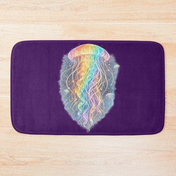 Item preview, Rainbow Jellyfish LGBTQ Pride Art Sticker | Colorful Queer Ocean Aesthetic Gift designed and sold by ArtByTripti.