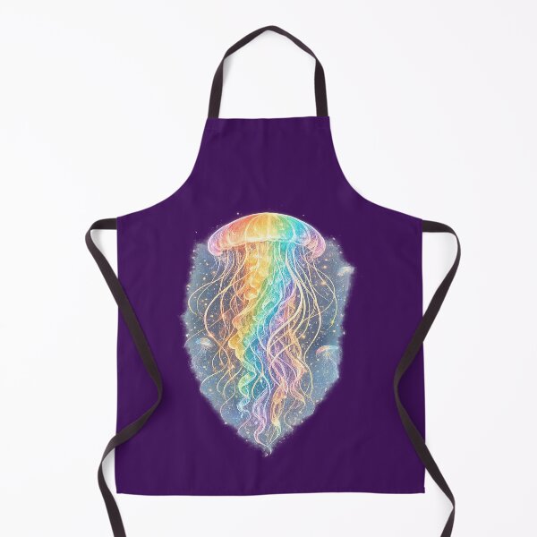 Item preview, Rainbow Jellyfish LGBTQ Pride Art Sticker | Colorful Queer Ocean Aesthetic Gift designed and sold by ArtByTripti.