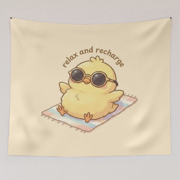 Item preview, Relax and Recharge | Reminder designed and sold by SunnySideNotes.