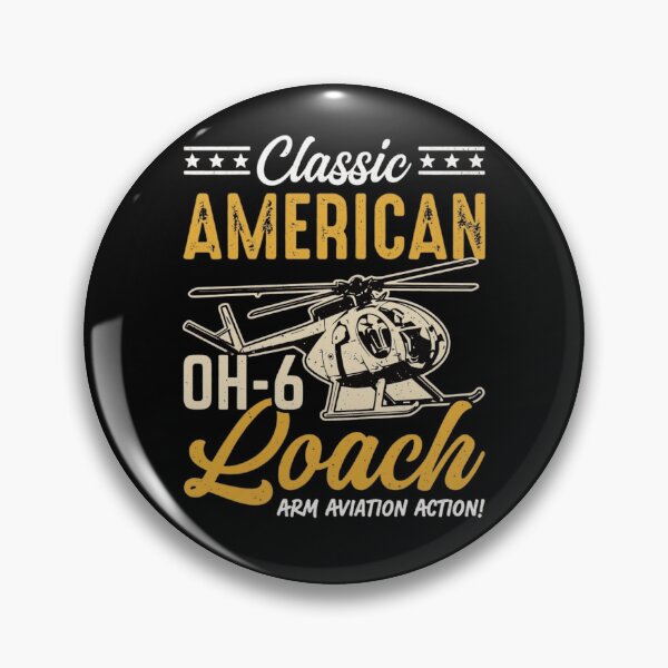 Item preview, Classic American OH-6 Loach Military Aviation Retro Helicopter designed and sold by haitrieuic96.