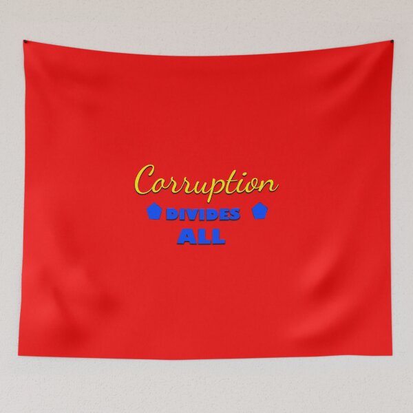 Item preview, Stand Against Corruption – It Divides and Destroys designed and sold by annenambiro.