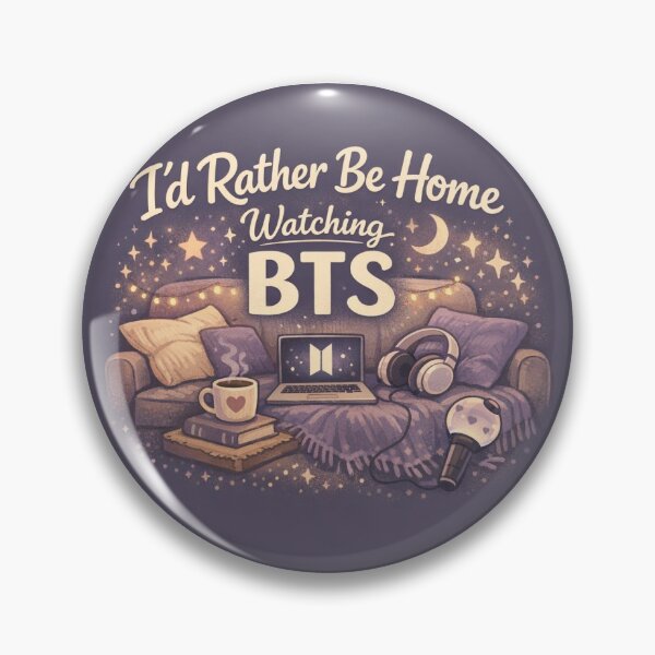 Item preview, I'd Rather Be Home Watching BTS designed and sold by magicshopmarket.