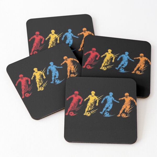 Item preview, Dynamic Soccer Players Colorful Football Sports Art designed and sold by haitrieuic96.