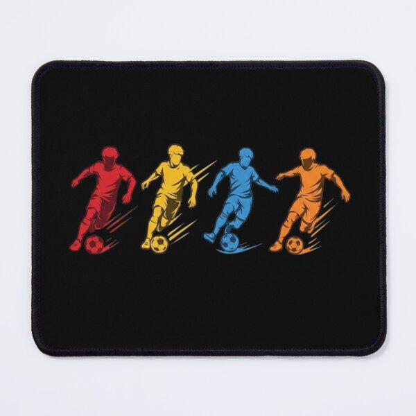 Item preview, Dynamic Soccer Players Colorful Football Sports Art designed and sold by haitrieuic96.