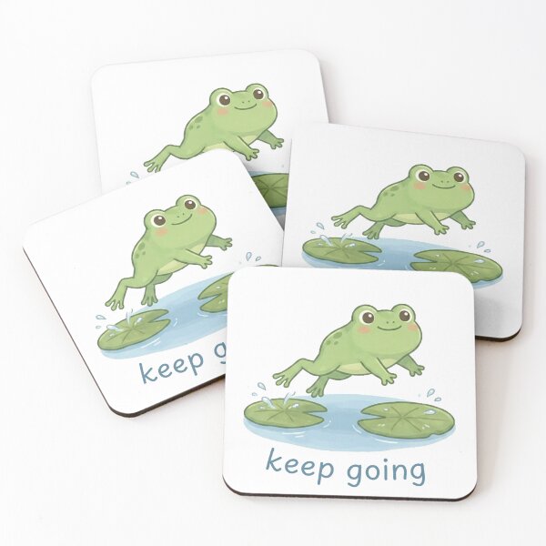 Item preview, Keep Going Frog | Reminder designed and sold by SunnySideNotes.