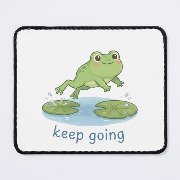 Item preview, Keep Going Frog | Reminder designed and sold by SunnySideNotes.