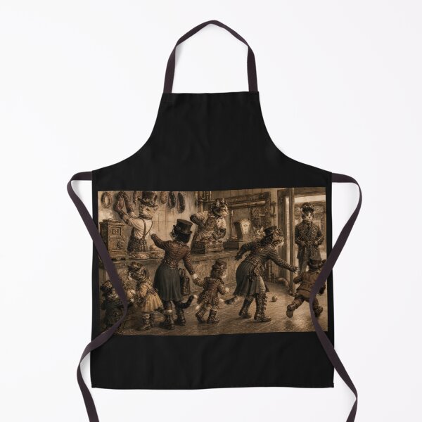 Item preview, EVERMORE966, VENI VIDI VICI, STEAMPUNK CATS, STEAMPUNK MEAT MARKET, KEEP YER THUMB OFF THE SCALE MORRIS! designed and sold by V3GFX.