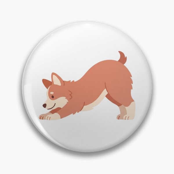 Item preview, Funny Yoga Corgi Cute Downward Dog Pose designed and sold by Paws And Pause.