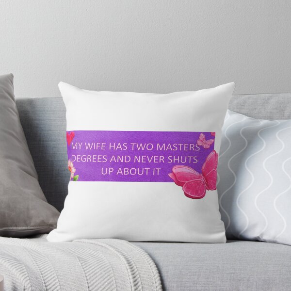 Item preview, Wife's Master's Degree Sticker designed and sold by anythingbutbroicism.