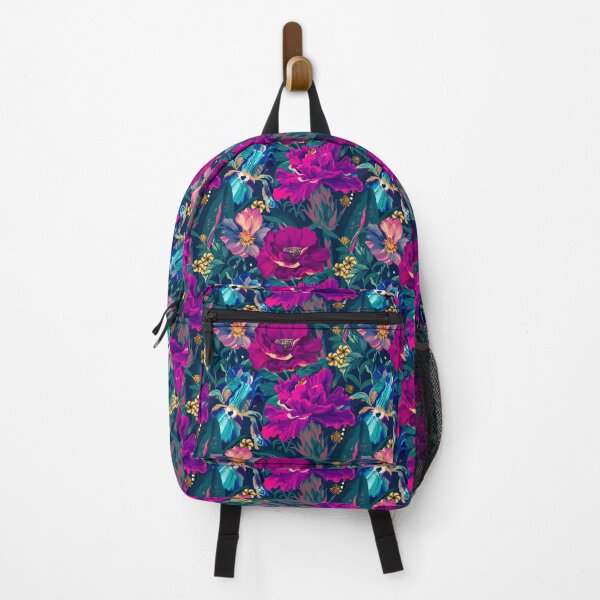 Item preview, Tropical Vibrant Florals and Irises watercolor designed and sold by SILVERAPPLE.