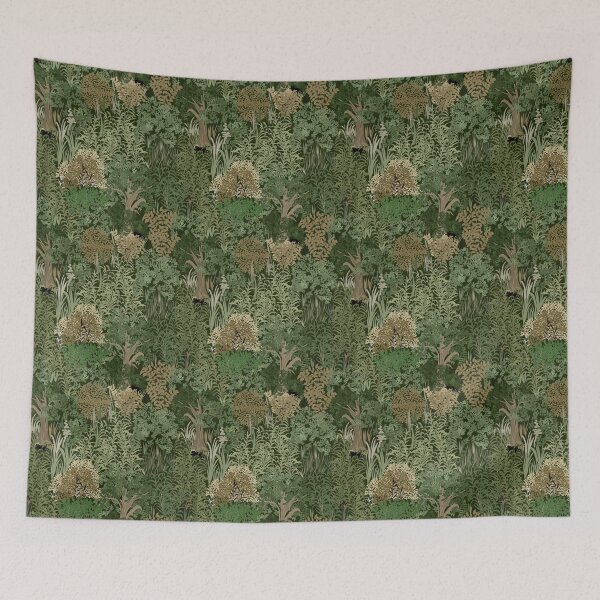 Item preview, Lush Jungle Forest Canopy green designed and sold by SILVERAPPLE.