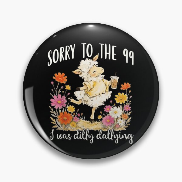 Item preview, Sorry To The 99 I Was Dilly Dallying Cute Sheep Coffee Watercolor designed and sold by haitrieuic96.