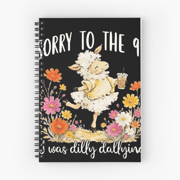 Item preview, Sorry To The 99 I Was Dilly Dallying Cute Sheep Coffee Watercolor designed and sold by haitrieuic96.