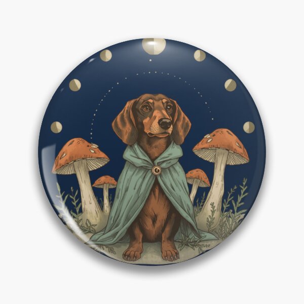 Item preview, Keeper of the Moon Dachshund 1A designed and sold by HertzandCoconut.