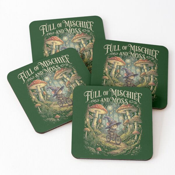Item preview, Whimsical, full of mischief and moss designed and sold by Applecrunch.