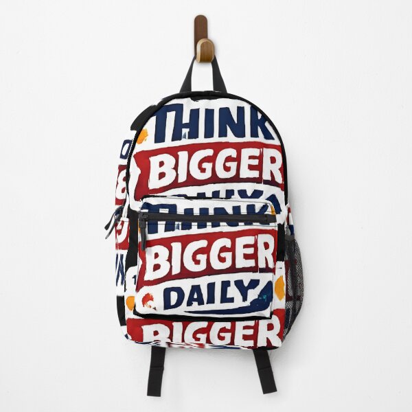 Item preview, Think Bigger Daily Motivational Bold Typography designed and sold by YogiCodeLab.