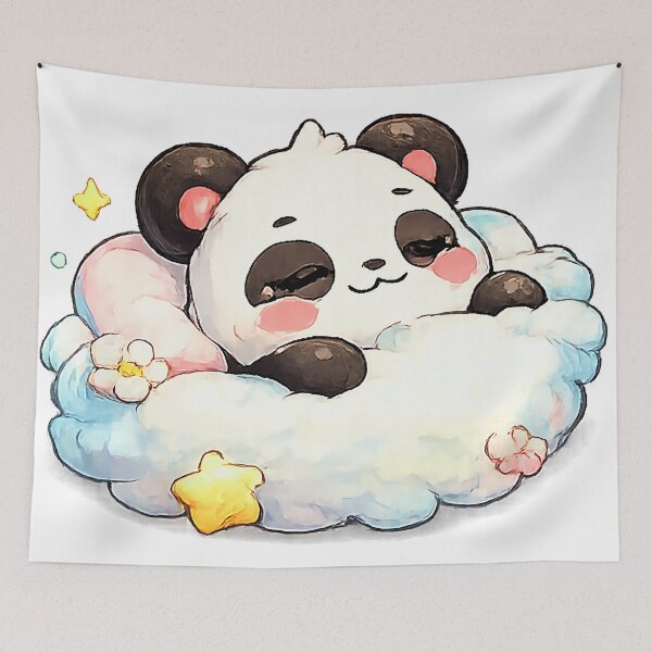 Item preview, sleeping pandas designed and sold by udberbinar.