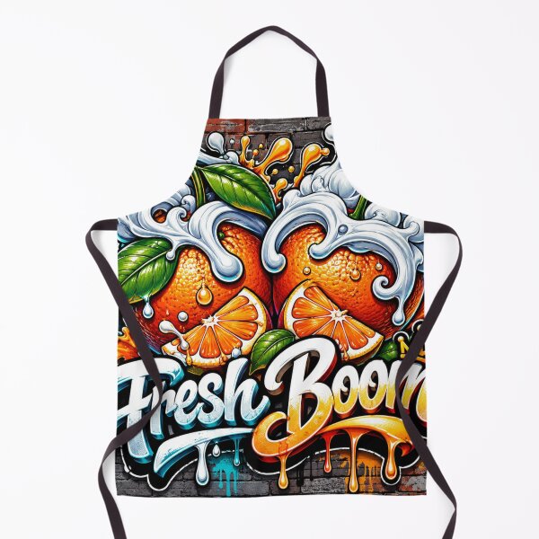 Item preview, Fresh Boom Orange Splash Graffiti Art designed and sold by M.Store.