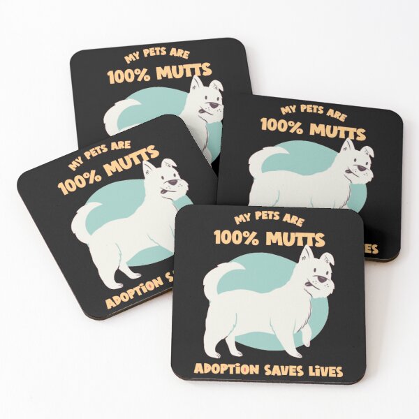 Item preview, 100 Percent Mutts Adoption Saves Lives Dog designed and sold by GenZFashion000.
