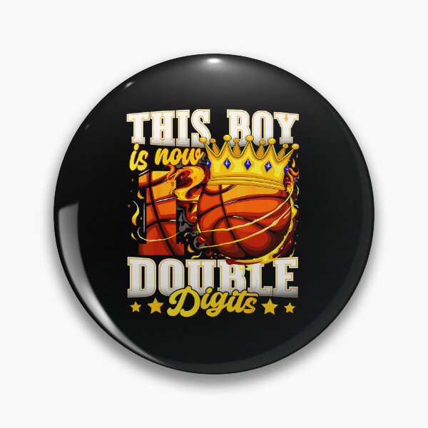 Item preview, This Boy Is Now Double Digits Basketball Tenth Birthday Celebration designed and sold by allistermariam.