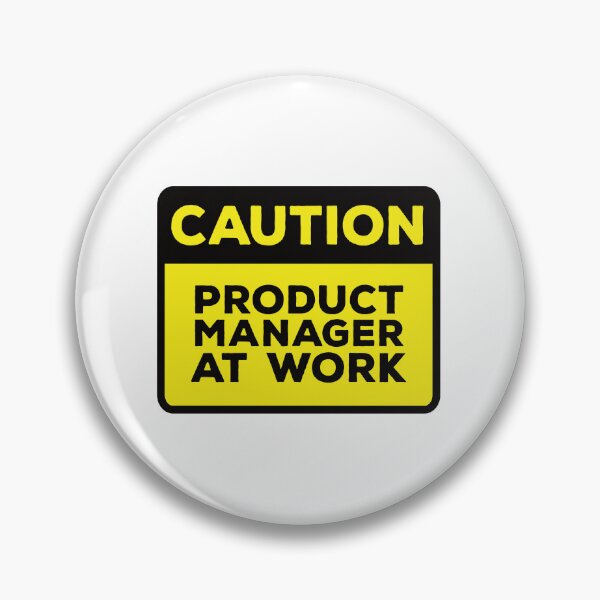 Item preview, Yellow Road Sign - Product Manager at Work designed and sold by Rhu Creations.