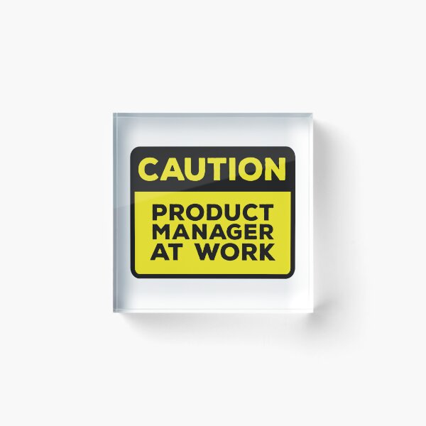 Item preview, Yellow Road Sign - Product Manager at Work designed and sold by Rhu Creations.