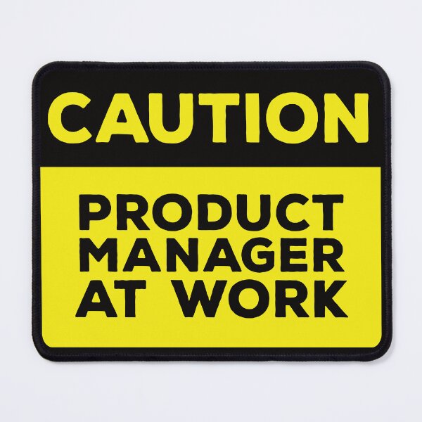 Item preview, Yellow Road Sign - Product Manager at Work designed and sold by Rhu Creations.
