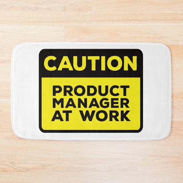 Item preview, Yellow Road Sign - Product Manager at Work designed and sold by Rhu Creations.