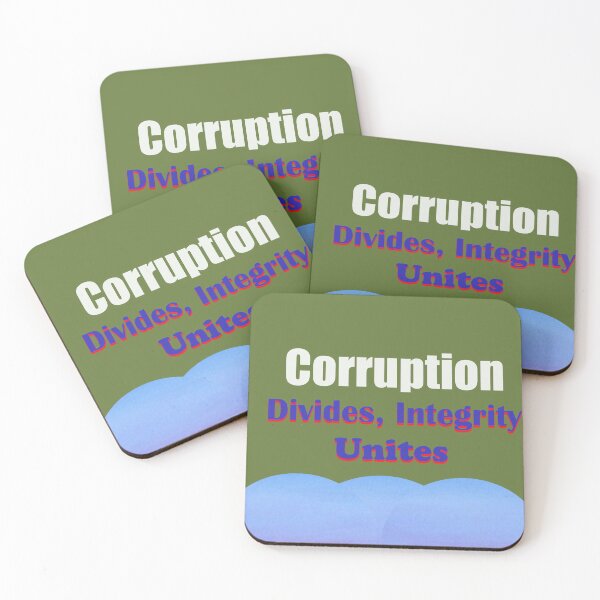 Item preview, Stand Against Corruption – It Divides and Destroys designed and sold by annenambiro.