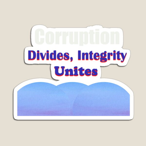 Item preview, Stand Against Corruption – It Divides and Destroys designed and sold by annenambiro.