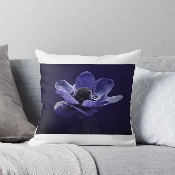 Item preview, Deep Indigo Purple Anemone Blossom Art designed and sold by YogiCodeLab.