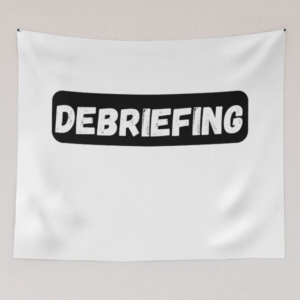 Item preview, Debriefing Abstract Typography Design designed and sold by variant designer.