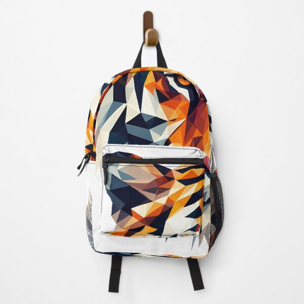 Item preview, Low Poly Tiger Head Front View designed and sold by ekoprasetioart.