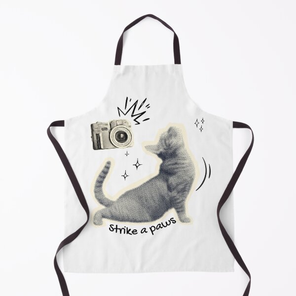 Item preview, Strike A Paws Funny Cat Photography Pun Design designed and sold by shopfindingbeni.