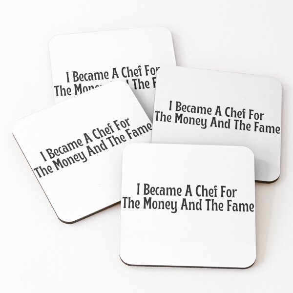 Item preview, Funny Chef Gift - I Became A Chef For The Money And The Fame T-Shirt designed and sold by OopsIDrewIt.