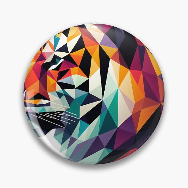 Item preview, Low Poly Tiger Head Side Profile designed and sold by ekoprasetioart.
