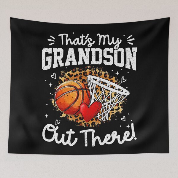 Item preview, Proud Basketball Grandma Moment with Hoop and Game Day Spirit designed and sold by allistermariam.