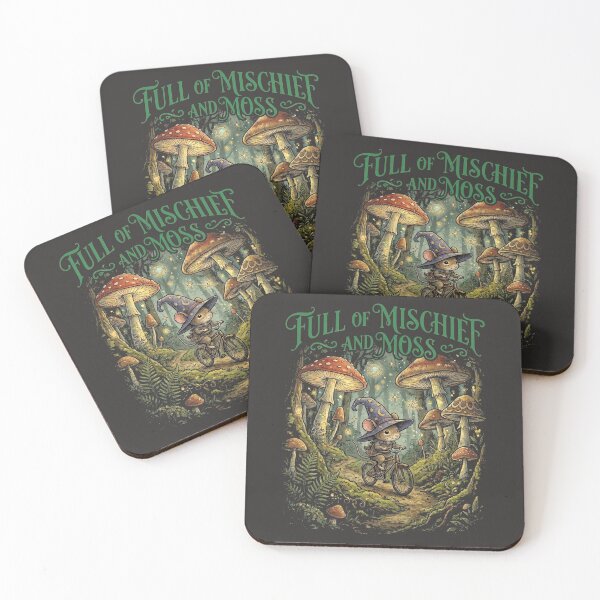 Item preview, Whimsical, full of mischief and moss designed and sold by Applecrunch.