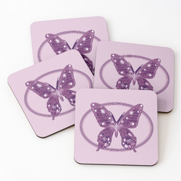 Item preview, Purple butterfly drawing  designed and sold by SiloisSlay.