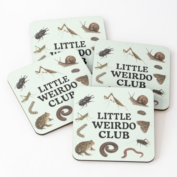 Item preview, Little Weirdos Club design with bugs and frogs  designed and sold by SiloisSlay.