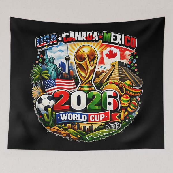 Item preview, USA Canada Mexico 2026 World Cup Soccer Football Fan designed and sold by BalthQIK.