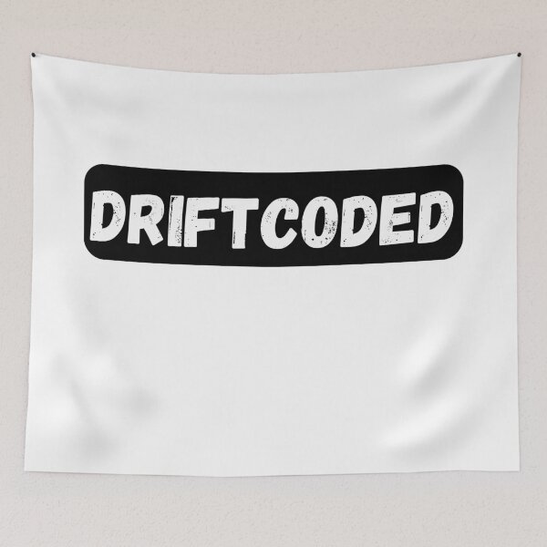 Item preview, Driftcoded Cyber Aesthetic Typography Design designed and sold by variant designer.