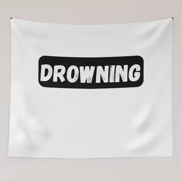 Item preview, Drowning Emotional Typography Design designed and sold by variant designer.