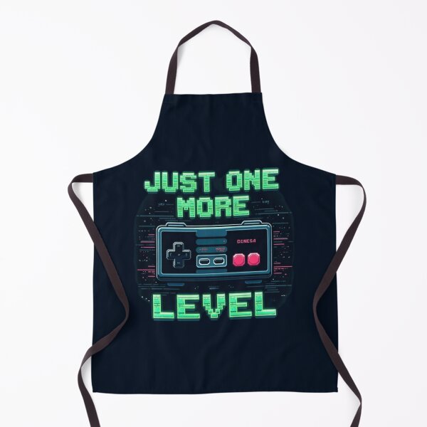 Item preview, JUST ONE MORE LEVEL – Retro Gamer Neon Controller T-shirts  designed and sold by Mahe Jabeen.