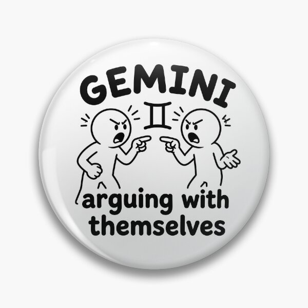 Item preview, Gemini Arguing With Themselves Funny designed and sold by MonkiFlipp.